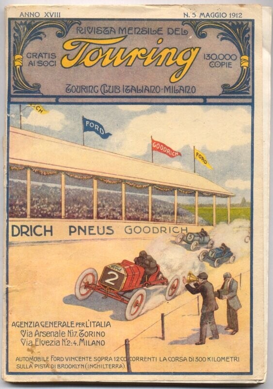 Rivista mensile del touring club italiano Anno XVIII N.5  del 1912