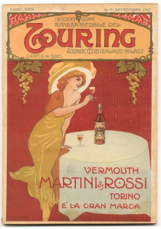 Rivista mensile del touring club italiano Anno XVIII N.9  del 1912