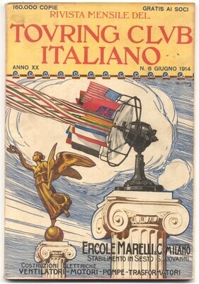 Rivista mensile del touring club italiano Anno XX N.6 del 1914