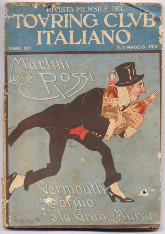 Rivista mensile del touring club italiano Anno XXI N.5  del 1915