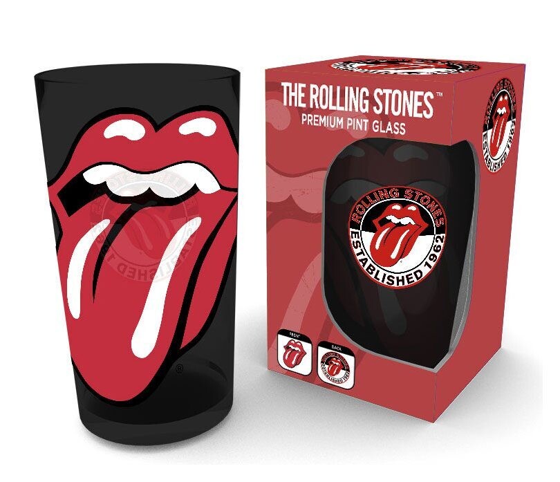 Rolling Stones Premium Pint Glass Logo