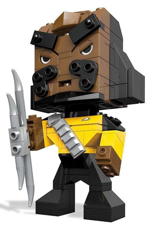 Star Trek TNG Mega Construx Kubros Construction Set Worf 14 cm
