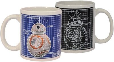 Star Wars Heat Change Mug Blueprint BB-8