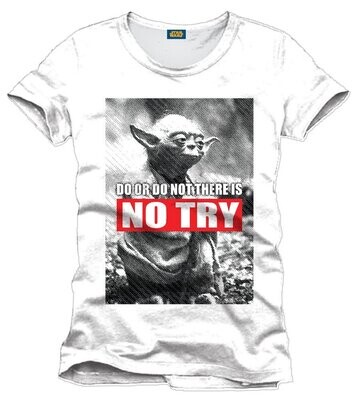 Star Wars T-Shirt Yoda Do Or Do Not taglia L