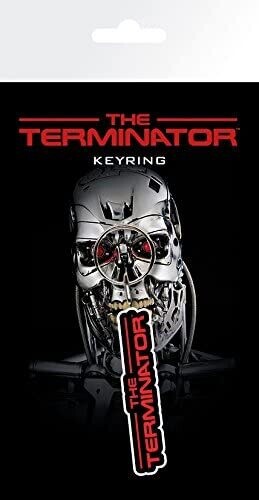 Terminator Logo Rubber Keychain  6 cm
