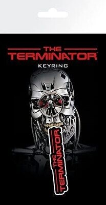 Terminator Logo Rubber Keychain 6 cm