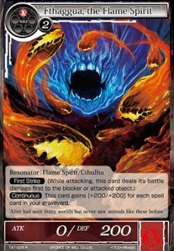 Fthaggua, the Flame Spirit- FOW -TAT-ITA-NM-foil