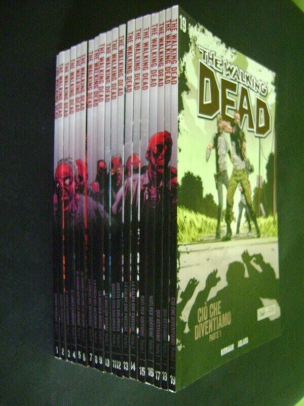 The walking dead serie n.1-19 edizione gazzetta dello sport (come nuovi)