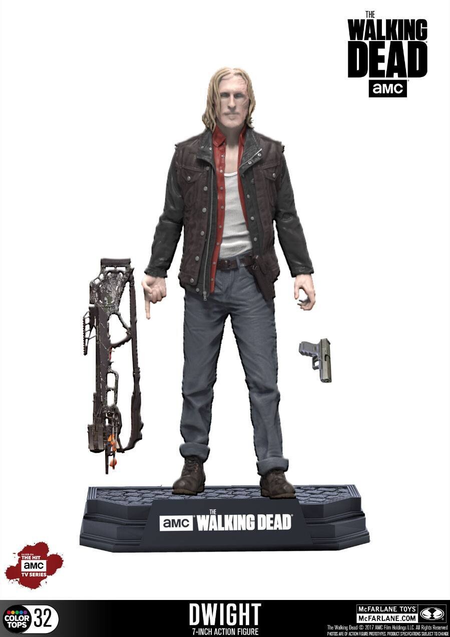 The Walking Dead TV Version Color Tops Action Figure Dwight  18 C -m