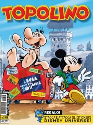 Topolino n.2918 con adesivi