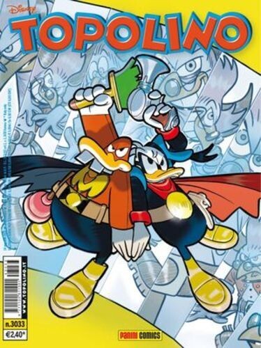 topolino n.3033 panini comics + album calciatori 2013/14 blisterato