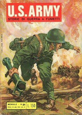 U.S. army storie di guerra fumetti N.23 - collana sierra - fuoco a volontà - ed. bianconi