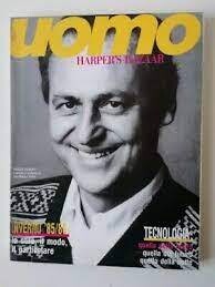 uomo harper's bazaar N.32 Lug/Ago 1985 - Copertina Renzo Arbore