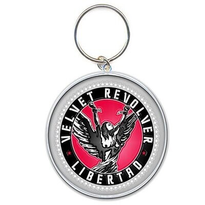 Velvet Revolver Enamel Keychain Logo