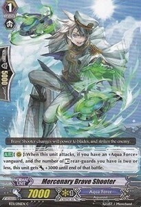 Carta Vanguard - Mercenary Brave Shooter [G Format] - Draghi Sigillo Liberati