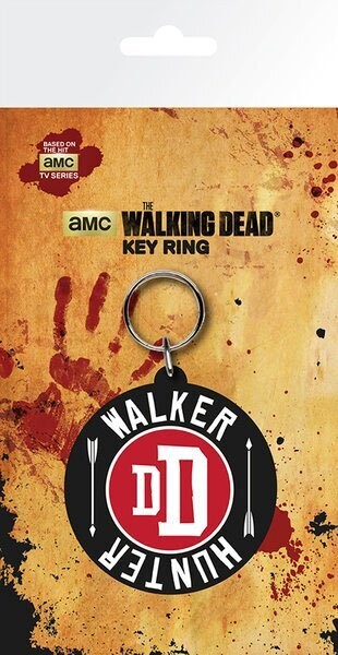 Walking Dead Rubber Keychain Walker Hunter 7 cm
