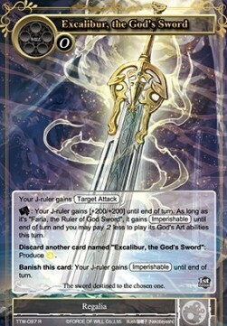Excalibur, the God's Sword- FOW -TTW-ITA-NM