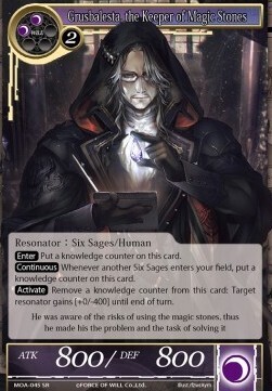 Grusbalesta, the Keeper of Magic Stones- FOW -MOA-ITA-NM-foil-full Art