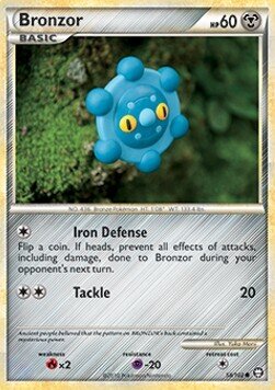 Carta pokemon Bronzor (TM 58)-BATTAGLIE TRIONFALI-C - lingua ITA-condizione EX