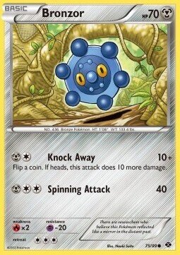 Carta pokemon Bronzor (NXD 75)-DESTINI FUTURI-C - lingua ITA-condizione EX