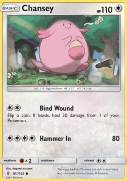 Carta pokemon Chansey (GRI 101)-GUARDIANI NASCENTI-C - lingua ITA-condizione NM