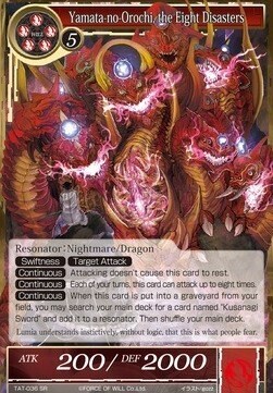 Yamata-no-Orochi, the Eight Disasters- FOW -TAT-ITA-NM-foil