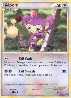 Carta pokemon Aipom (UL 43)-FORZE SCATENATE-C - lingua ITA-condizione GD