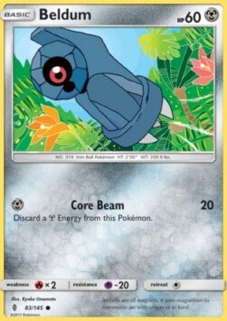 Carta pokemon Beldum (GRI 83)-GUARDIANI NASCENTI-C - lingua ITA-condizione NM