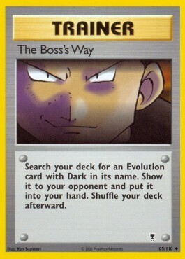 Carta pokemon Alla Maniera del Capo (LC 105)-LEGENDARY COLLECTION-U - lingua EN-condizione EX