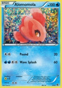 Carta pokemon Alomomola (MCD11 5)-MCDONAND'S COLLECTION 2011-PROMO - lingua ITA-condizione EX