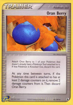 Carta pokemon Baccarancia (RS 85)-EX RUBINO E ZAFFIRO-U - lingua ITA-condizione EX