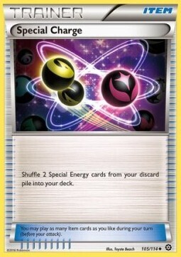 Carta pokemon Carica Speciale (STS 105)-STEAM SIEGE-U - lingua ITA-condizione EX