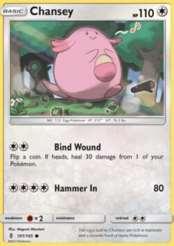 Carta pokemon Chansey (GRI 101)-GUARDIANI NASCENTI-C - lingua ITA-condizione NM