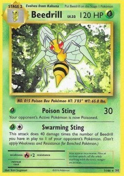 Carta pokemon Beedrill (EVO 7)-EVOLUZIONI-R - lingua ITA-condizione EX