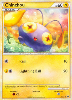 Carta pokemon Chinchou (UL 48)-FORZE SCATENATE-C - lingua ITA-condizione EX