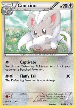 Carta pokemon Cinccino (EPO 85)-NUOVE FORZE-U - lingua ITA-condizione EX