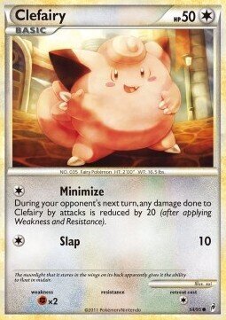 Carta pokemon Clefairy (CL 54)-RICHIAMO DELLE LEGGENDE-C - lingua ITA-condizione EX