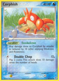 Carta pokemon Corphish (DX 57)-EX DEOXYS-C - lingua EN-condizione EX