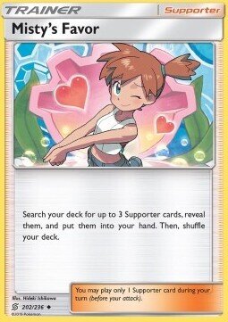 Carta pokemon Cortesia di Misty (UNM 202)-UNIFIED MINDS-U - lingua ITA-condizione EX