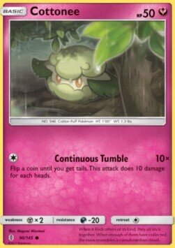 Carta pokemon Cottonee (GRI 90)-GUARDIANI NASCENTI-C - lingua ITA-condizione NM