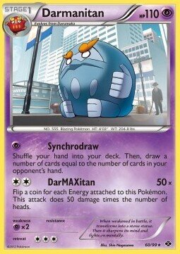 Carta pokemon Darmanitan (NXD 60)-DESTINI FUTURI-R - lingua ITA-condizione EX