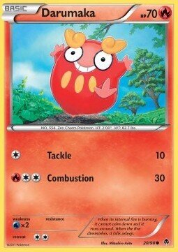Carta pokemon Darumaka (EPO 20)-NUOVE FORZE-C - lingua ITA-condizione EX