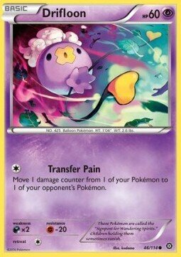 Carta pokemon Drifloon (STS 46)-STEAM SIEGE-C - lingua ITA-condizione NM