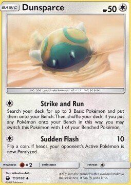 Carta pokemon Dunsparce (CES 110)-CELESTIAL STORM-U - lingua ITA-condizione NM