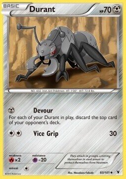 Carta pokemon Durant (NVI 83)-VITTORIE REGALI-U - lingua ITA-condizione EX