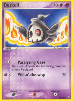 Carta pokemon Duskull (DX 58)-EX DEOXYS-C - lingua ITA-condizione EX