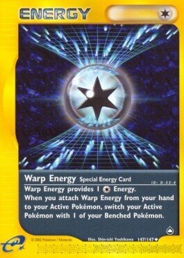 Carta pokemon Energia Curvatura (AQ 147)-AQUAPOLIS-U - lingua EN-condizione EX