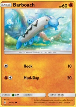 Carta pokemon Barboach (GRI 70)-GUARDIANI NASCENTI-C - lingua ITA-condizione NM