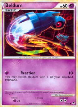 Carta pokemon Beldum (UL 44)-FORZE SCATENATE-C - lingua ITA-condizione EX