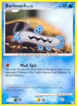 Carta pokemon Barboach Lv.12 (MT 72)-TESORI MISTERIOSI-C - lingua ITA-condizione EX